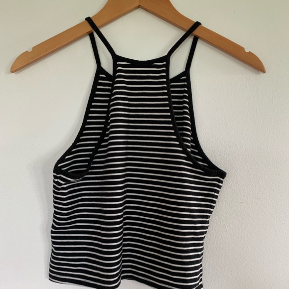 Express Striped Racerback Crop Top - Picture 5 of 6